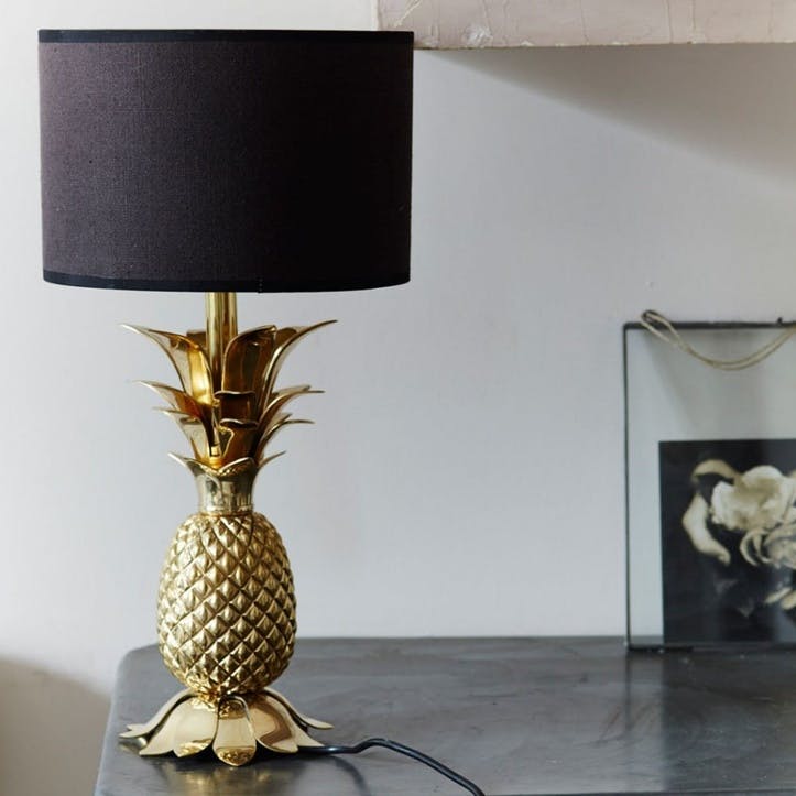 Gold Pineapple Lamp Base