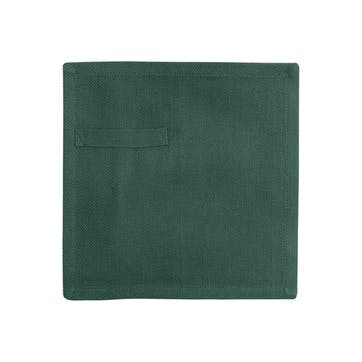 Herringbone Set of 4 Everyday Napkins 20 x 20cm, Dark Green