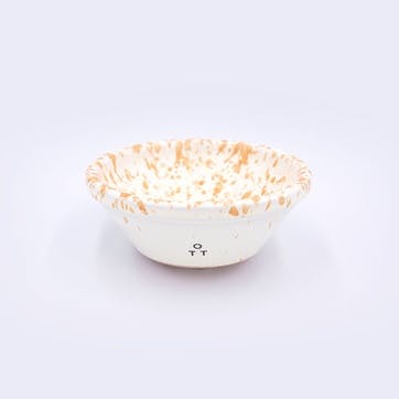 Splatter Nut Bowl D12cm, Burnt Orange