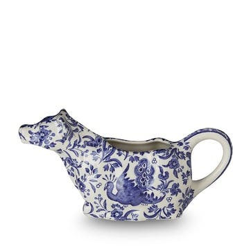 Regal Peacock Cow Creamer, 150ml, Blue