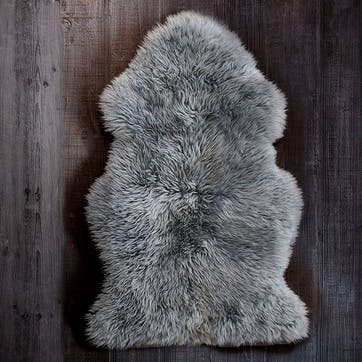 Sheepskin Rug 90cm, Dark Linen