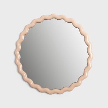 Zigzag Mirror, D50cm, Pink
