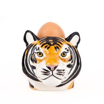 Tiger Egg Cup, H7.5cm, Orange