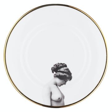 Modern Surrealist The Girl Dinner Plate