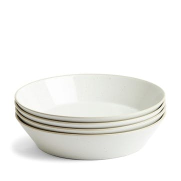 Urban Dining Set of 4 Bowls D25cm, White