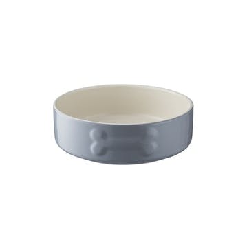 Colour Mix D15cm Grey Dog Bowl