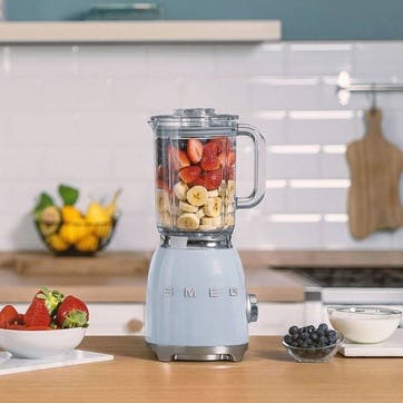 50's Style Jug Blender, 1.5L, Pastel Blue