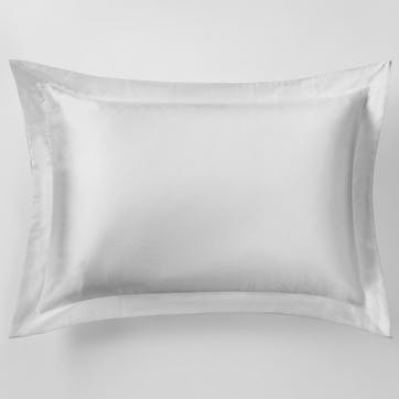 Lanham Tailored Single Pillowcase, Silver