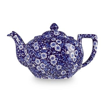 Calico Teapot, 1lt, Blue