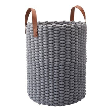 Laundry basket, D35 x H45cm, Aquanova, Rudon, grey