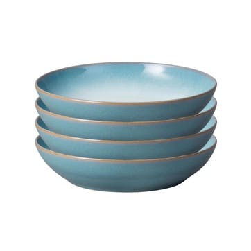 Azure Haze Pasta Bowl, Set of 4