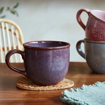 Minerals Set of 4 Mugs 300ml, Amethyst