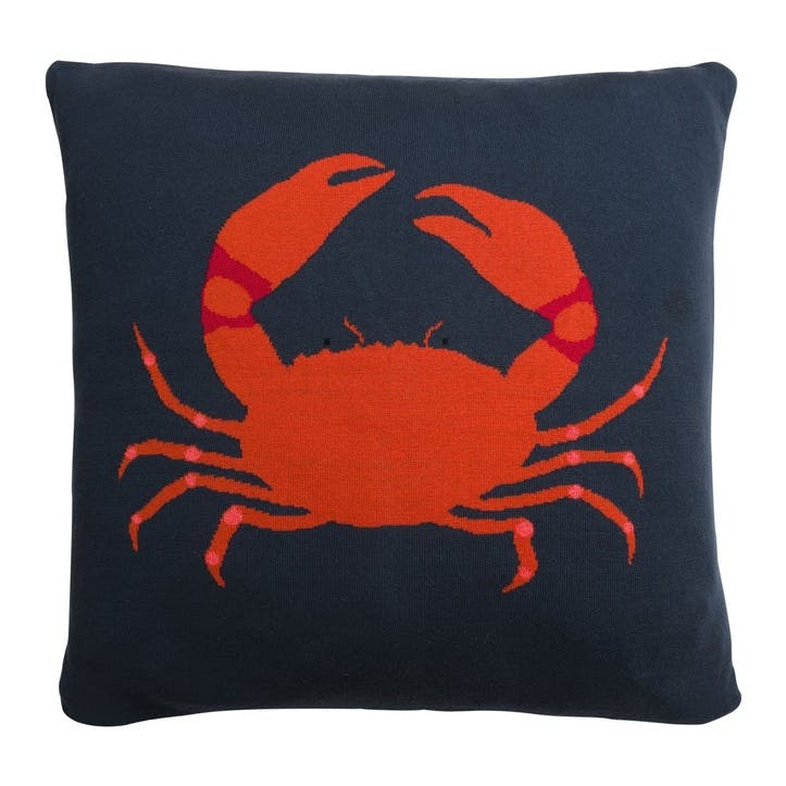 'Crab' Knitted Statement Cushion