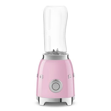 50's Style Mini Blender & Smoothie Maker, 600ml, Pink