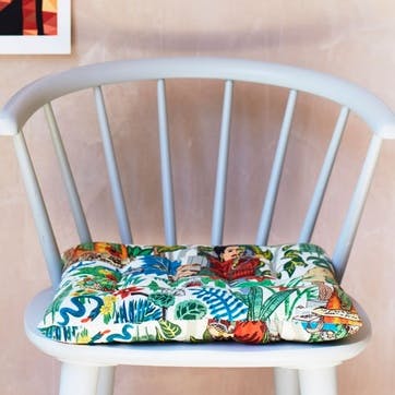 Frida Tapestry Print Seat Pad