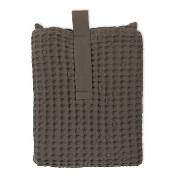 Waffle Bath Mat, L80 x W55cm, Clay