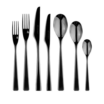 Tilia Obsidian 42 Piece Cutlery Set