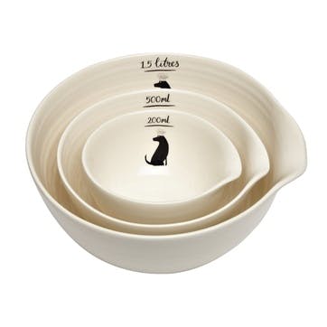 Labrador Nesting Bowl, Set of 3