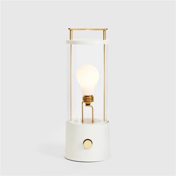 Tala x Farrow & Ball The Muse Portable Lamp, Candlenut White