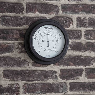 Barometer, Tenby, Carbon, 22cm