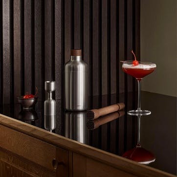 Liquid Lounge Cocktail Measuring Jigger, H10.5cm, Brushed Steel