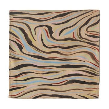 Zebra Set of 4 Organic Cotton Napkins 45 x 40cm, Multi