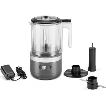 Cordless Food Chopper, Charcoal Grey