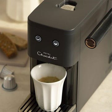 The Podster Coffee Machine + The Coffee Tasting Selection Gift Set , Black