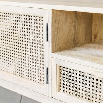 Esben Rattan Media Cabinet