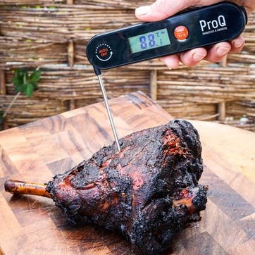 Rechargeable digital instant read thermometer, ProQ Barecues and Smokers