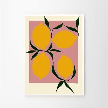 Anna Mörner Pink Lemon, 50x70, Pink