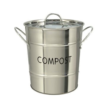 Stainless Steel Compost Pail, 3.2l