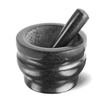 Granite Pestle & Mortar 18cm, Black