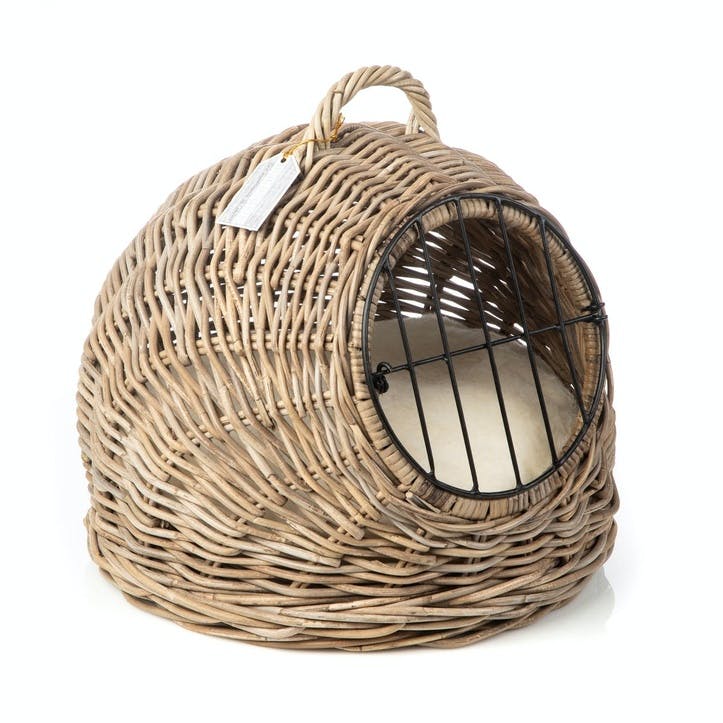 Rattan Cat Travel Basket