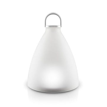 Sunlight Bell Solar Lamp H21cm, White