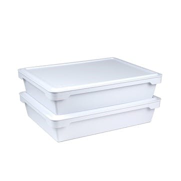 Dough Boxes, White