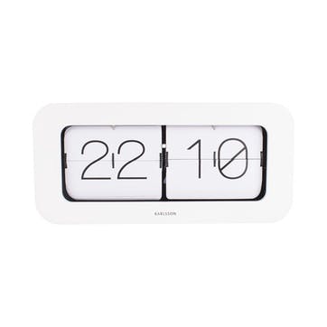 Matiz Clock H16 x W37cm, White