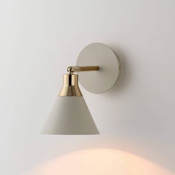 Cone Wall Light H13.5cm, Sand