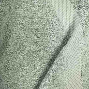 Organic 600gsm The Hand Towel 50 x 90cm, Sage Green