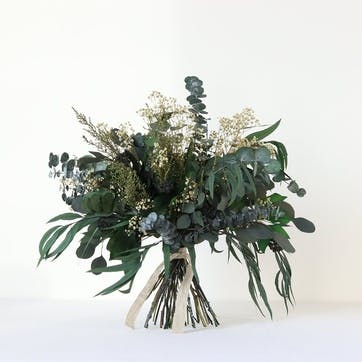 Hand-Tied Large Bouquet, Greenery & Neutrals