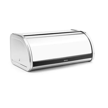 Roll Top Bread Bin, Brilliant Steel