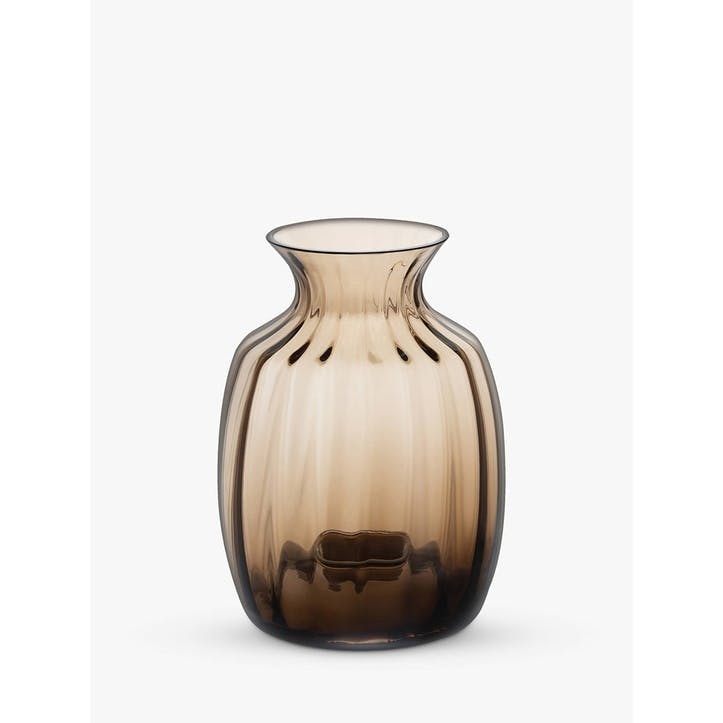 Tall posy vase, H18.5cm, Dartington, Cushion, topaz