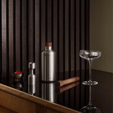 Liquid Lounge Cocktail shaker, 960ml, Brushed Steel