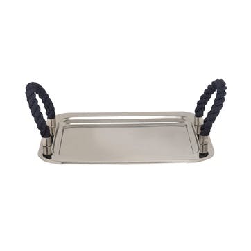 Stainless Steel Serving Tray, L36 x W30cm