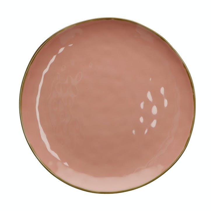 Concerto Round Serving Platter, Pink