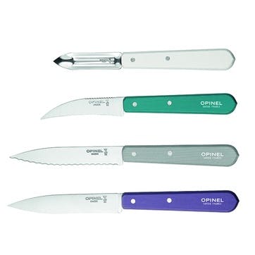 Art Deco Kitchen Knife Set, Multi