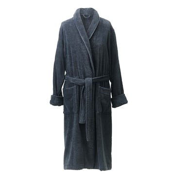 London Bathrobe, Medium, Steel