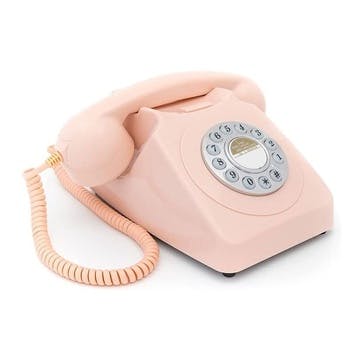 746 Push Button Telephone, Carnation Pink