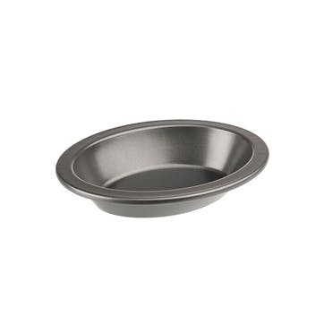 Oval Pie Dish, Mini, Grey