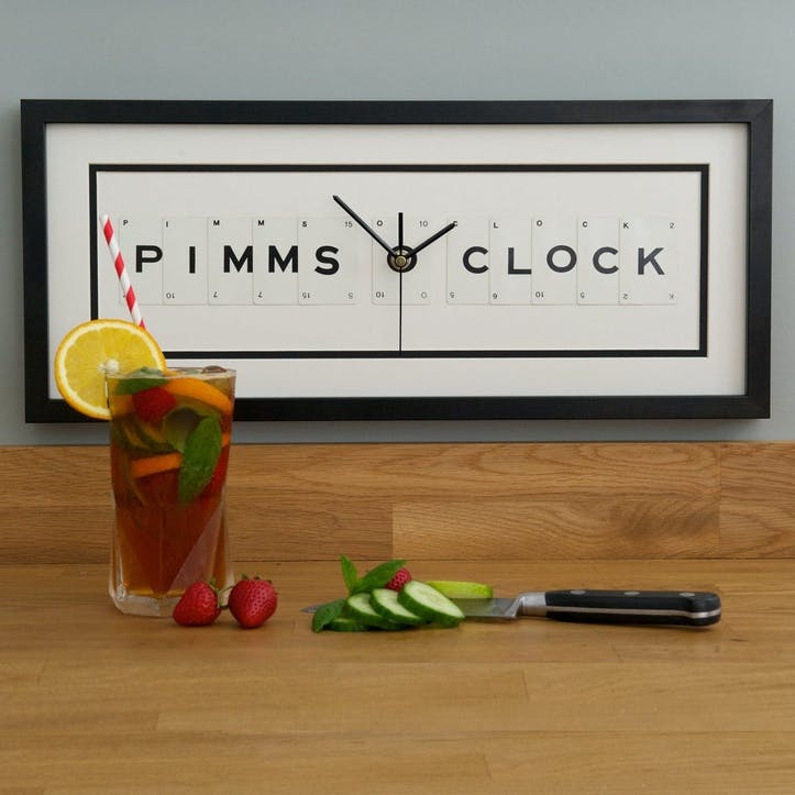 'Pimms O'Clock' Clock